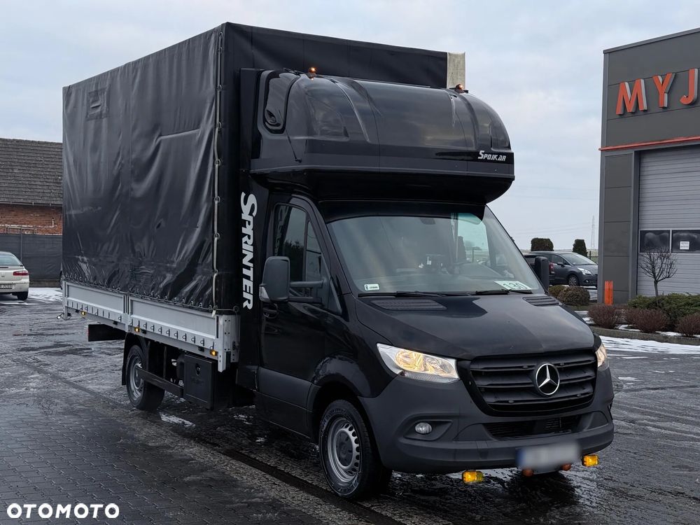Mercedes-Benz Sprinter 319 CDI V6 Plandeka 10 ep Firanka Salon PL, Jeden Właściciel - 5