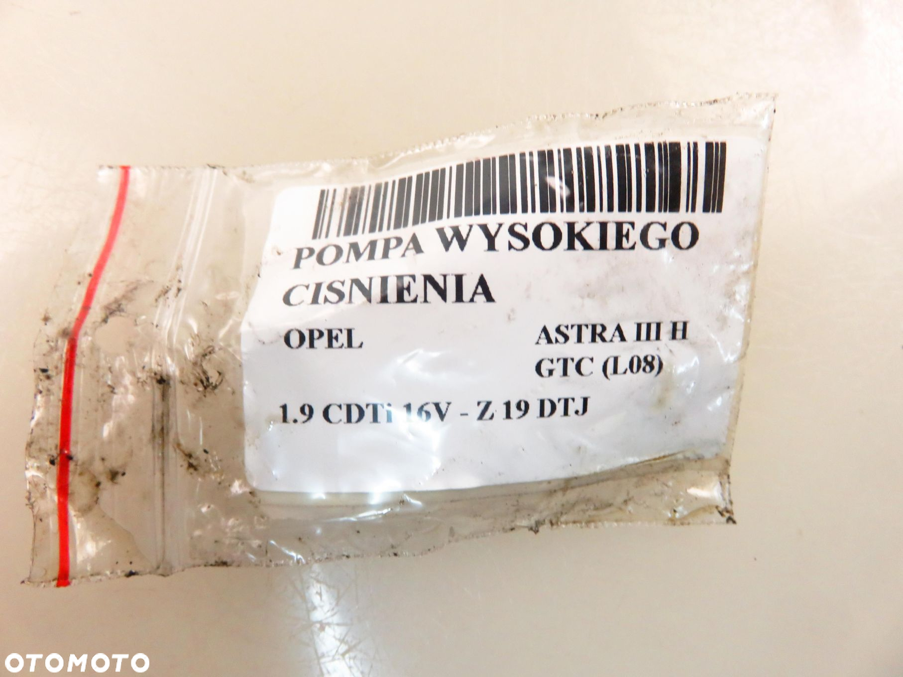 POMPA WTRYSKOWA OPEL ASTRA III 1.9 CDTi 16V  Z19DTJ 0445010097 0055193731 - 12