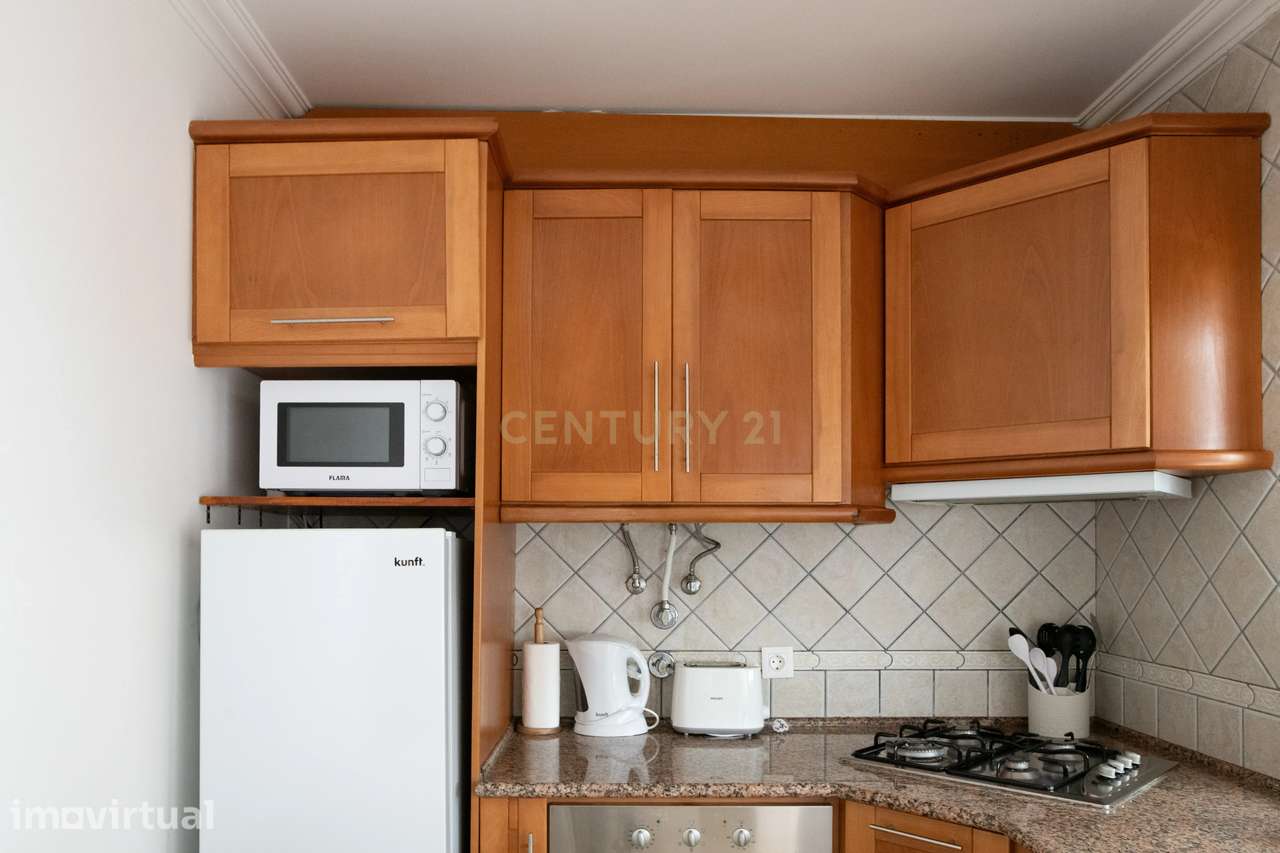 T1 com 30 m² no Sítio da Nazaré, totalmente equipado, com 1 quarto e 1 - Grande imagem: 2/14