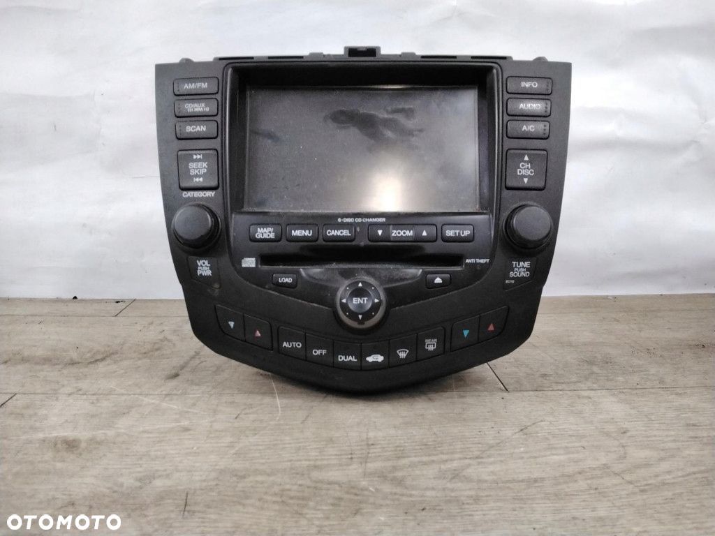 HONDA ACCORD VII COUPE RADIO NAWIGACJA - 1
