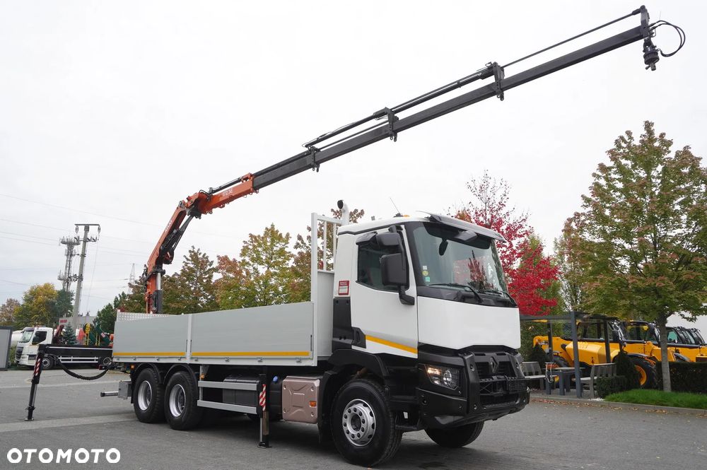 Renault C380 Comfort 6x4 / HDS Atlas 172.3E / Zasięg 12.3 m / Udźwig 6.1 t / Burtowy 17 EPAL - 12