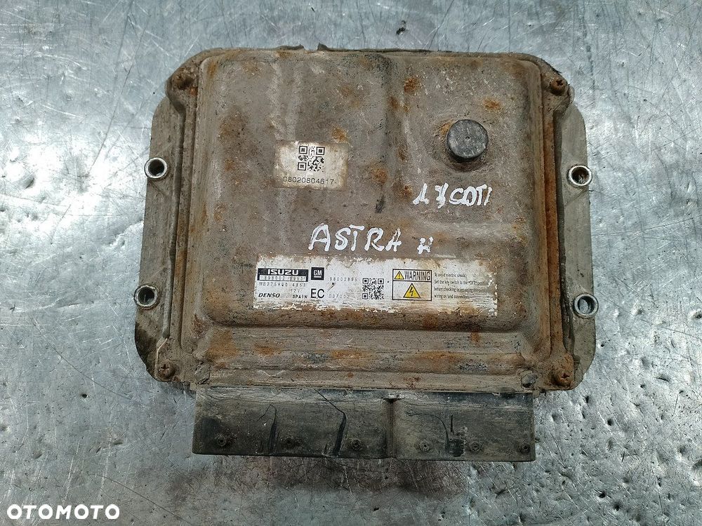 KOMPUTER, STEROWNIK OPEL ASTRA H 8980028953  98002895 1.7 CDTI - 1