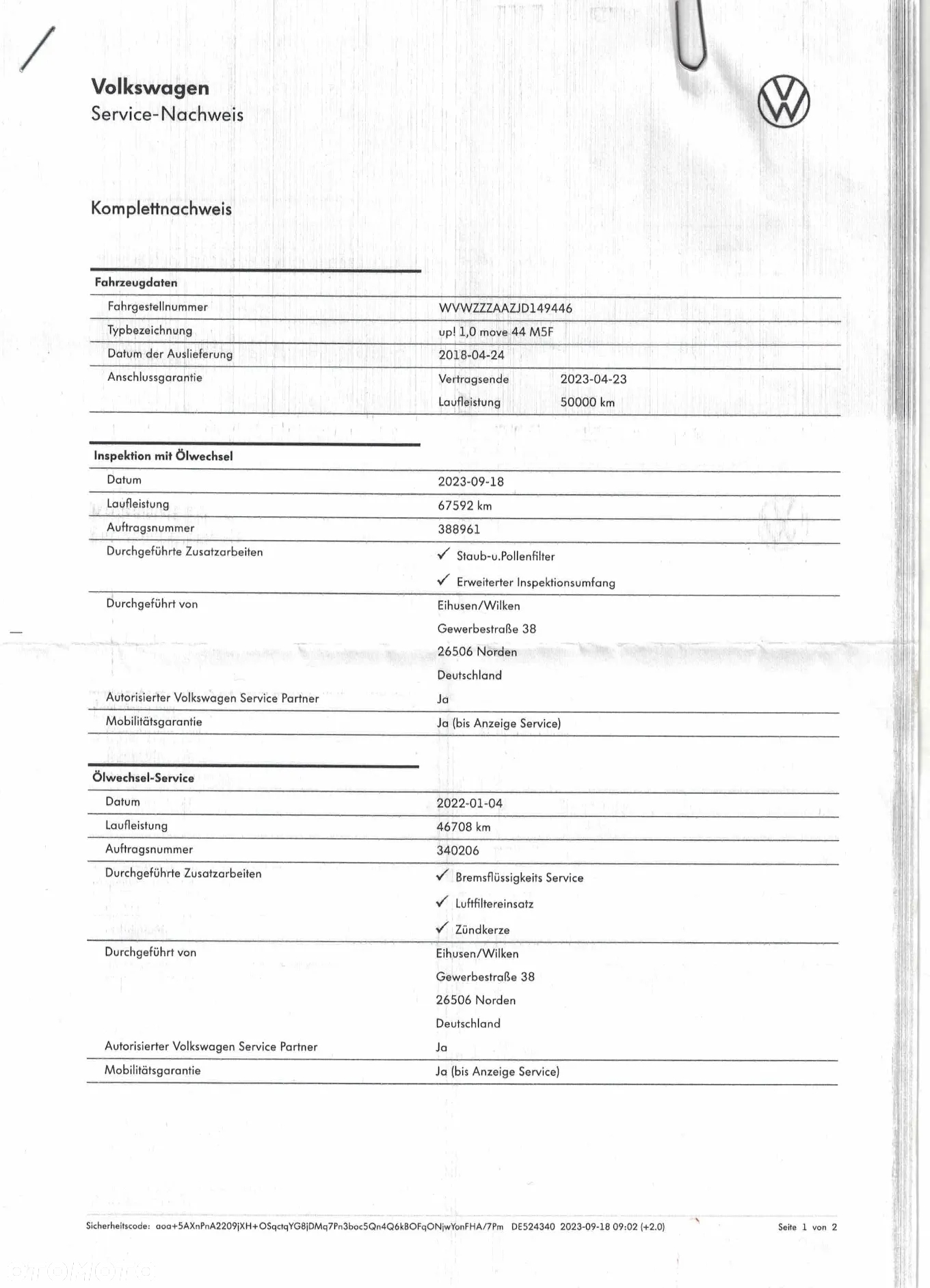 Volkswagen up! - 38