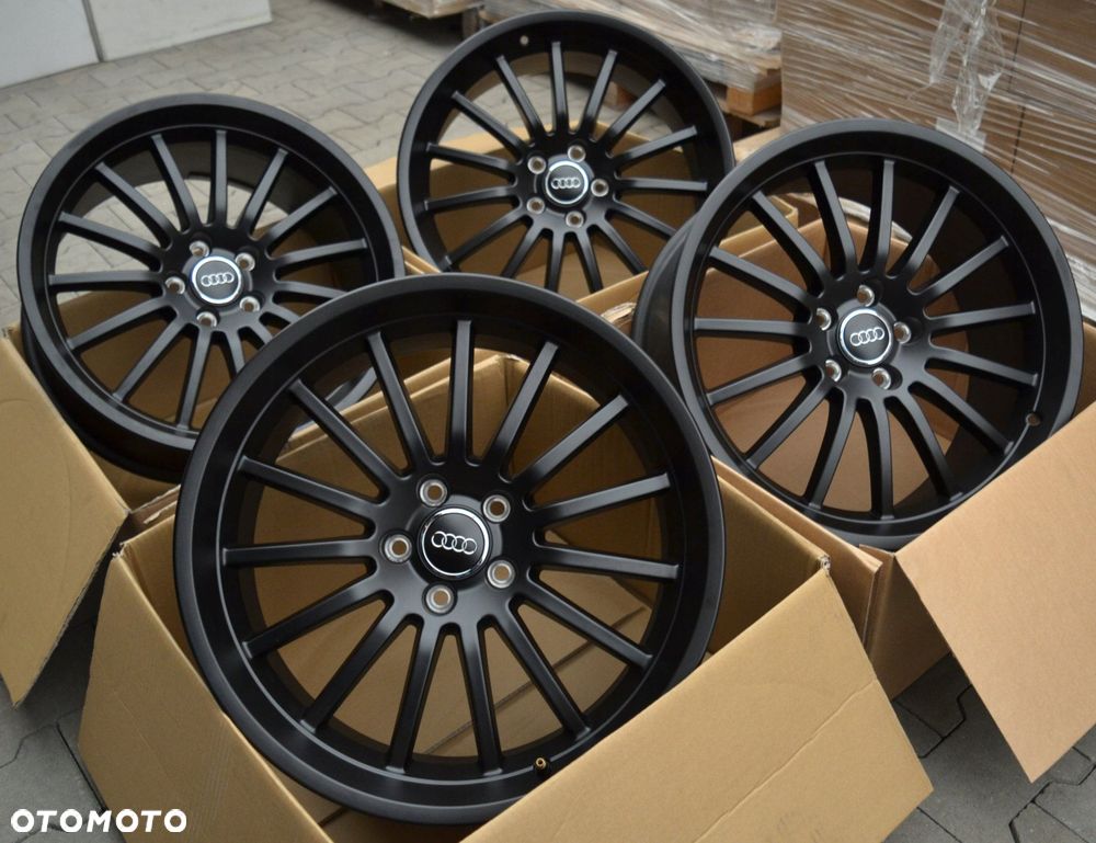 Felgi 19 5X112 Oryginał Audi A4 8W0 8K0 Czarne Mat Rant Nowe - 5