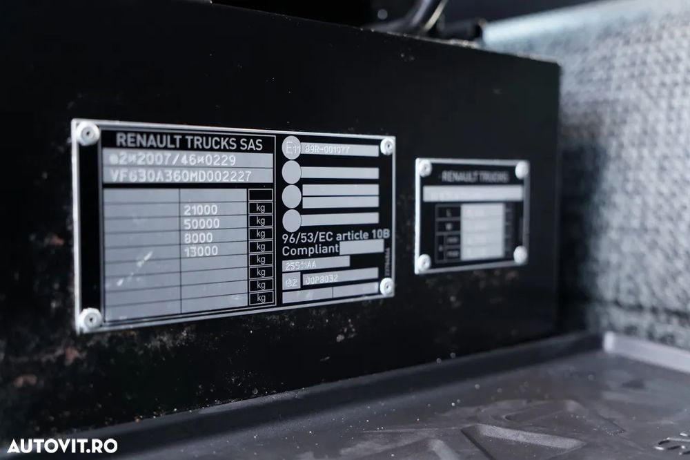 Renault C 440 / 4X2 / BASCULATOR DUBLU / HYDROBORDER / RETARDER / 13 LITRI - 38