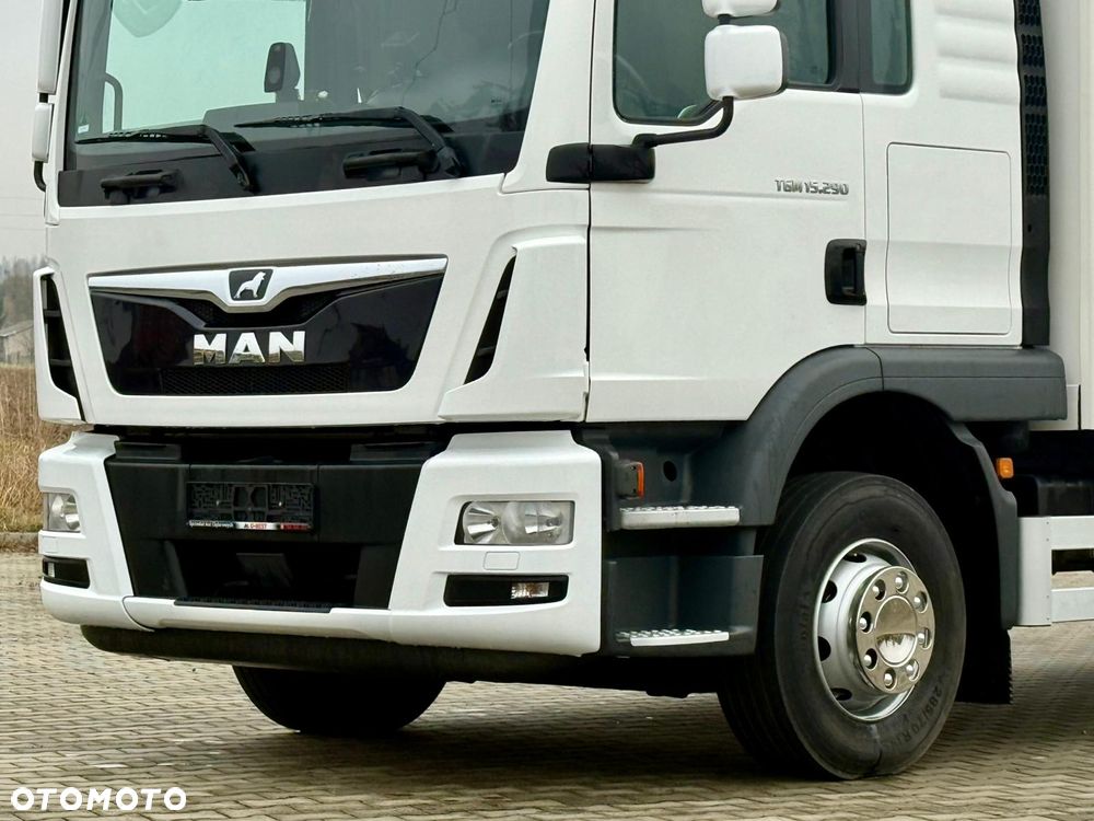 MAN TGM 15.290 / IZOTERMA / WINDA / 18 PALET / AUTOMAT / SYPIALKA / NISKI PRZEBIEG / 2017 ROK / KONTENER - 11