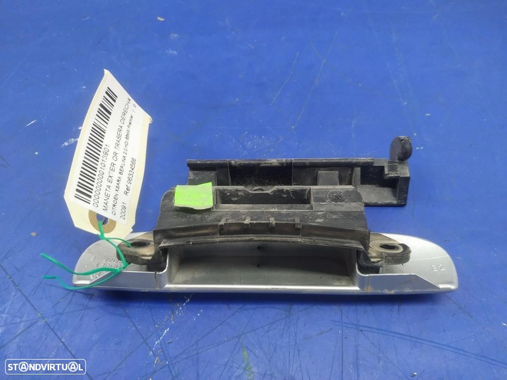 MANIPULO EXTERIOR TRASEIRO DIREITO CITROEN XSARA 2002 -96334566 - 2