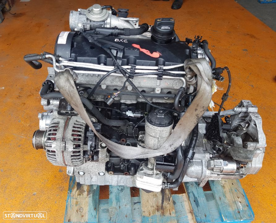 Motor VW Golf V / Passat / Touran / Seat Leon / Audi A3 / Skoda Octavia 1.9 Tdi Ref. BXE - 2