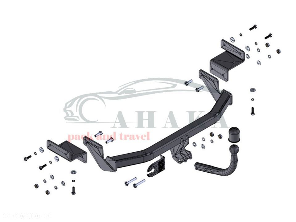 Hak Holowniczy Odkręcany Do Kia Pro Ceed Hatchback 2012-2018 - 3