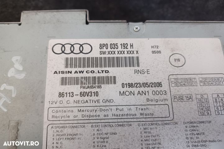 Navigatie auto 8P0035192H Audi A3 8P/8PA [2th facelift] [2008 - 2013] - 4