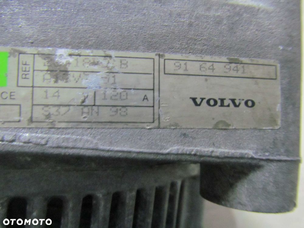 VOLVO V40 S40  2.0T ALTERNATOR 120A 9164941 VALEO - 4