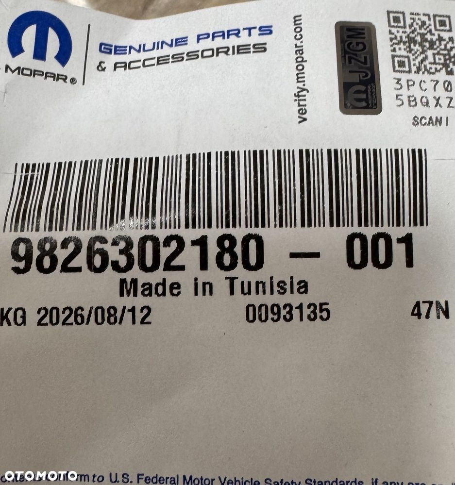 Oryginalny przewód adblue 1.5 bluehdi psa mopar 9826302180 su001b0976 - 4