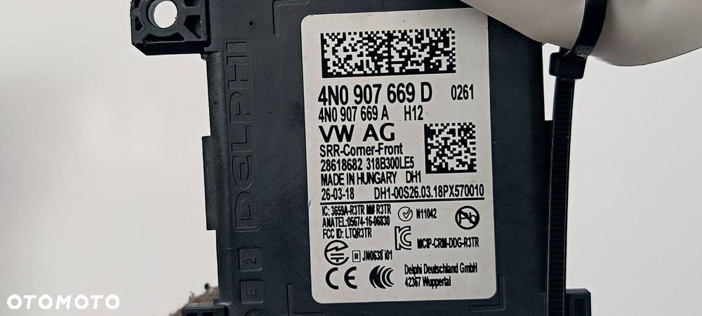 ASYSTENT ZMIANY PASA AUDI A8 D5 4N 4N0907669D - 2