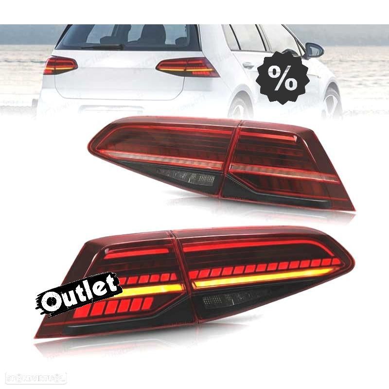 R012842C4 FARÓIS VOLKSWAGEN VW GOLF 7 7.5 12-20 LOOK 7.5 COM INDICADOR LED DINÂM - 1
