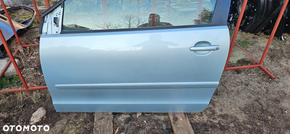 VW Polo 9N IV 4 LIFT 2005- Kompletne drzwi przód lewy Drzwi przednie lewe Wersja 3D 3 drzwi  EUROPA - 2