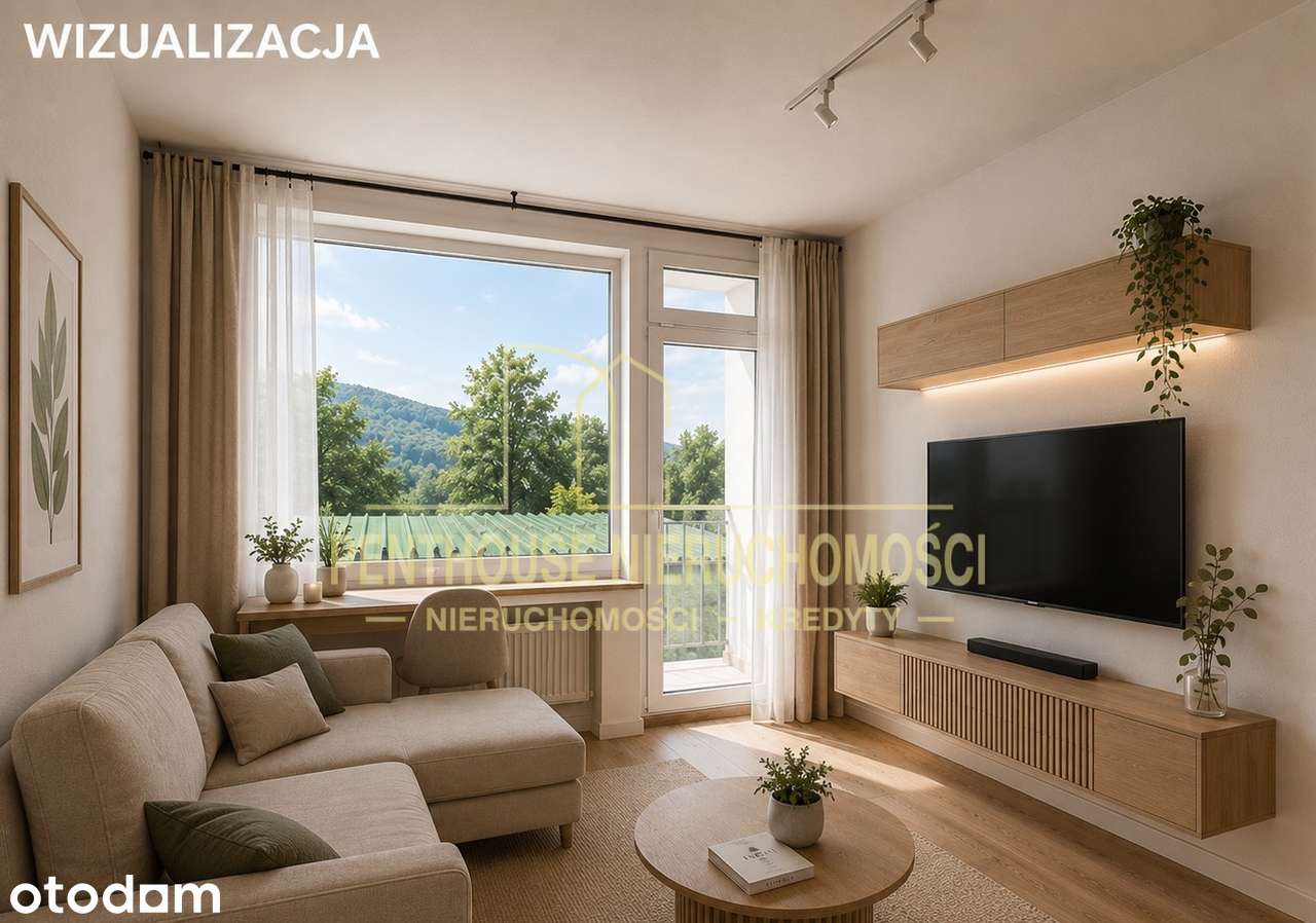 Kameralny apartament inwestycyjny z balkonem i widokiem na góry