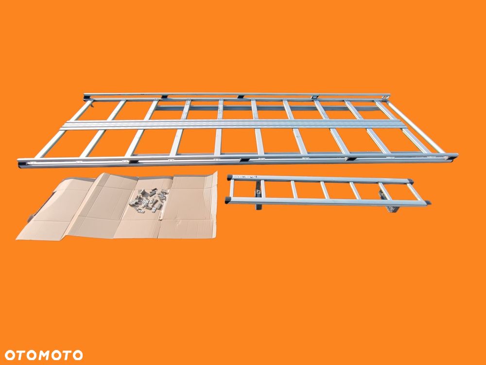 bagażnik dachowy aluminiowy 4,9m iveco daily 14+ l4h2 mobietec 1-szy montaż - 1