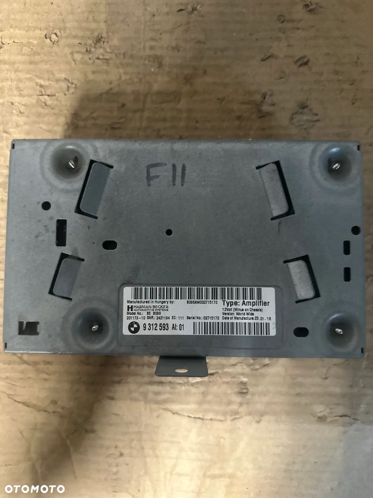 BMW F11 WZMACNIACZ HIFI HARMAN/BECKER 9312593 - 1