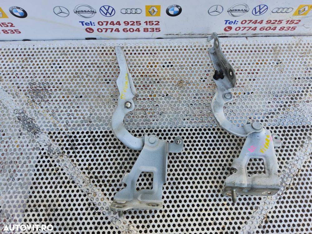 Balamale capota Renault Trafic 2014-2020 Opel Vivaro Nissan nv300 set Balamale capota - 1