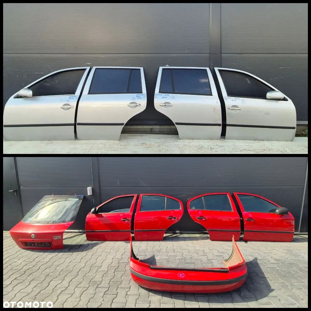 DRZWI LEWY  PRZÓD SKODA OCTAVIA I - 1