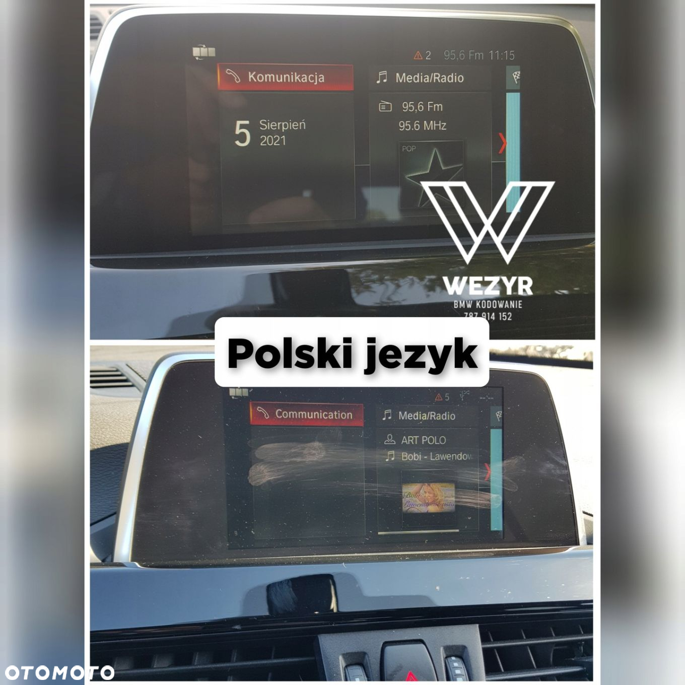 POLSKIE MENU BMW CIC CCC EVO NBT PL SPOLSZCZENIE - 7