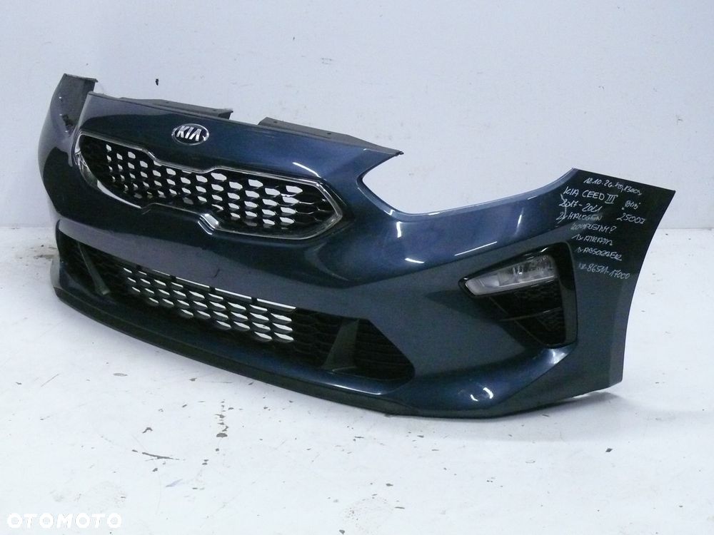 ZDERZAK PRZEDNI KIA CEED III 2017 2021 GRILL HALOGENY KRATKI KPL - 2