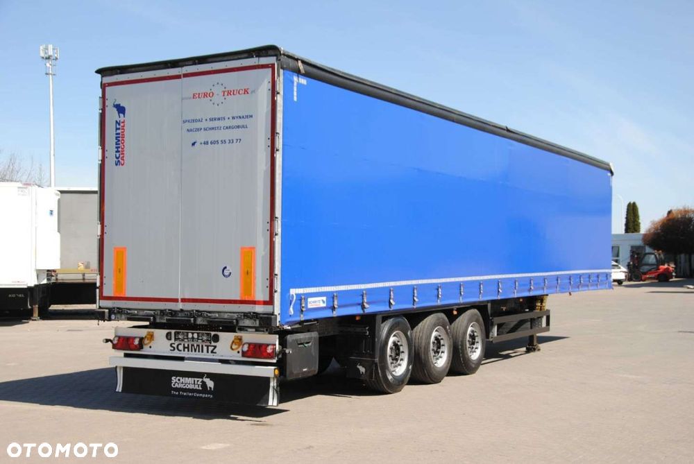 Schmitz Cargobull SCS kurtyna, podnoszona oś - 4