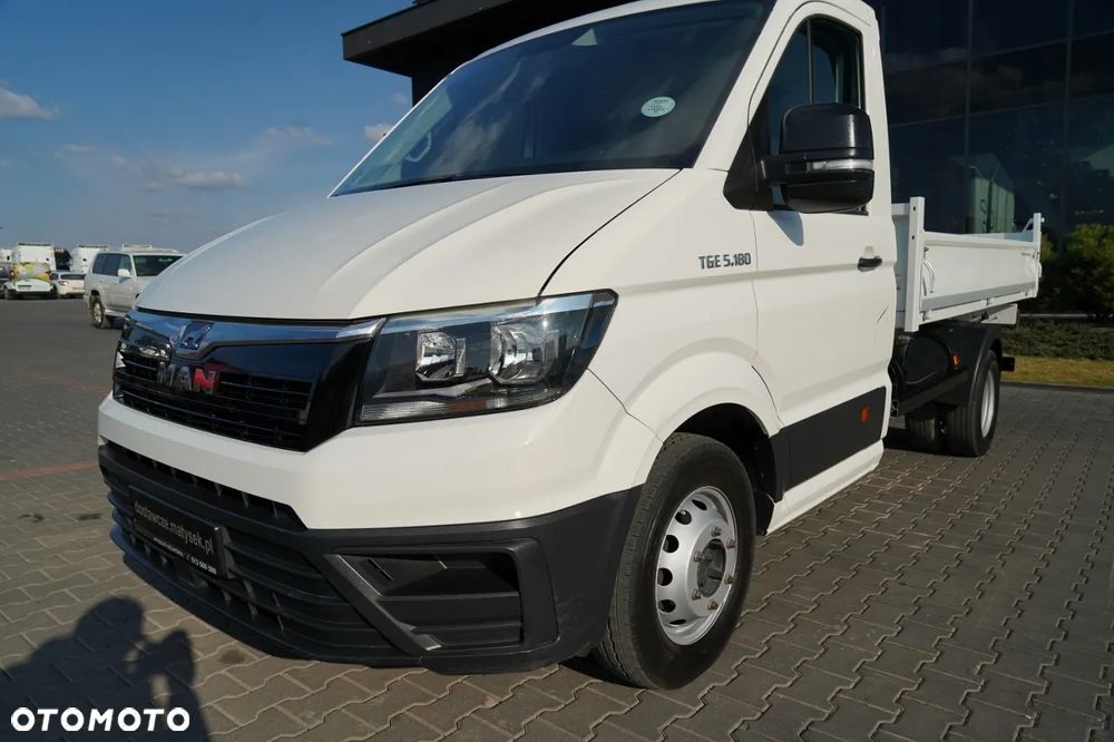 MAN TGE 5.180 / WYWROTKA TYLNOZSYPOWA / RADAR  / BLIŹNIAK / MANUAL / SPROWADZONY - 18