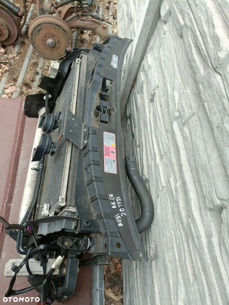 AUDI A6 C6 04-11 r. 2,0 TFSI PAS PRZEDNI chłodnice + wentylator * - 8