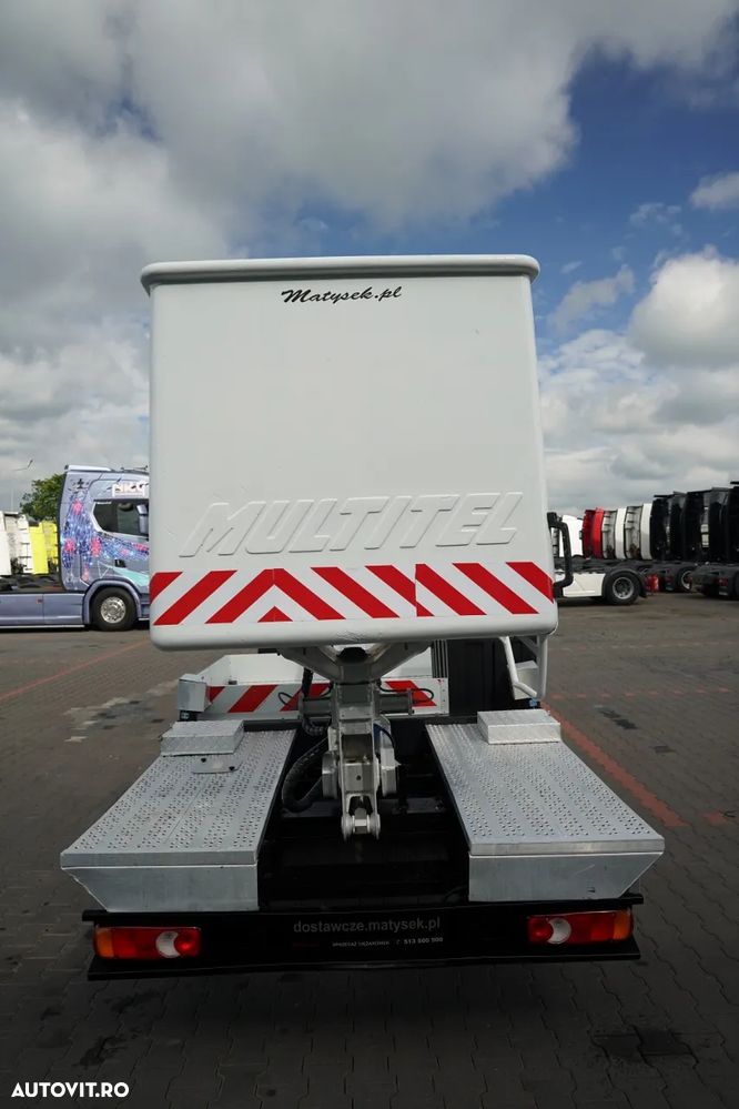 Renault MAXITY 120 DXI / ELEVATOR DE 18 METRI / ELEVATOR DE PODEA AERIAL MUTLITEL MT 182 / COȘ PENTRU 2 PERSOANE - 200 KG / IMPORTAT - 14