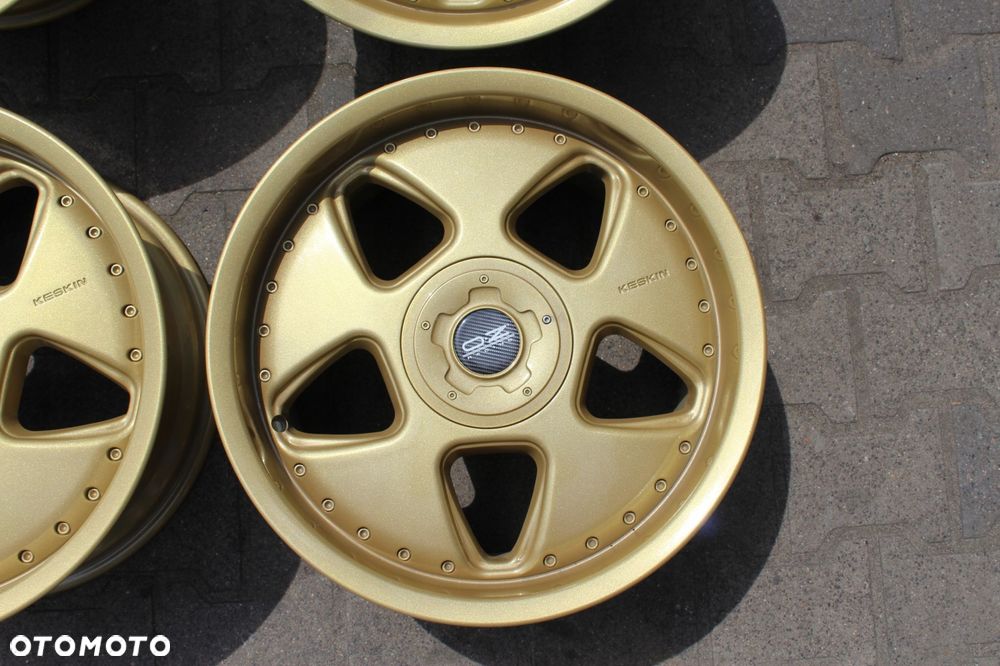 keskin kt 5 18cali 5x112 et35 8,5j audi skoda mercedes vw złote gold - 4