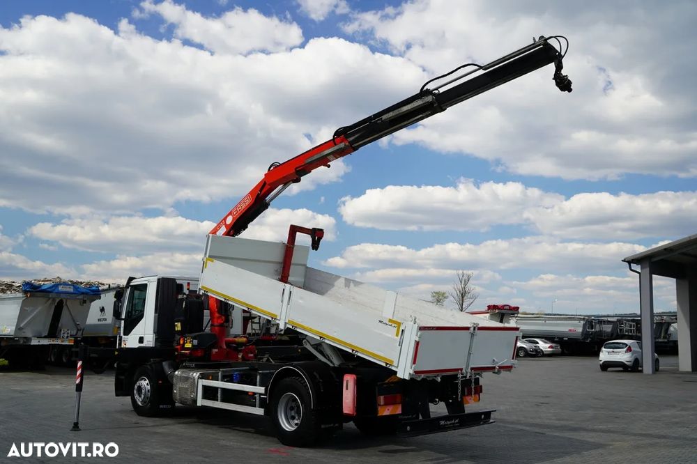 Iveco STRALIS / 310 / 4x2 / BASCULĂ - 5,3 M / HDS FASSI 135 - 8 M / EURO 6 - 4