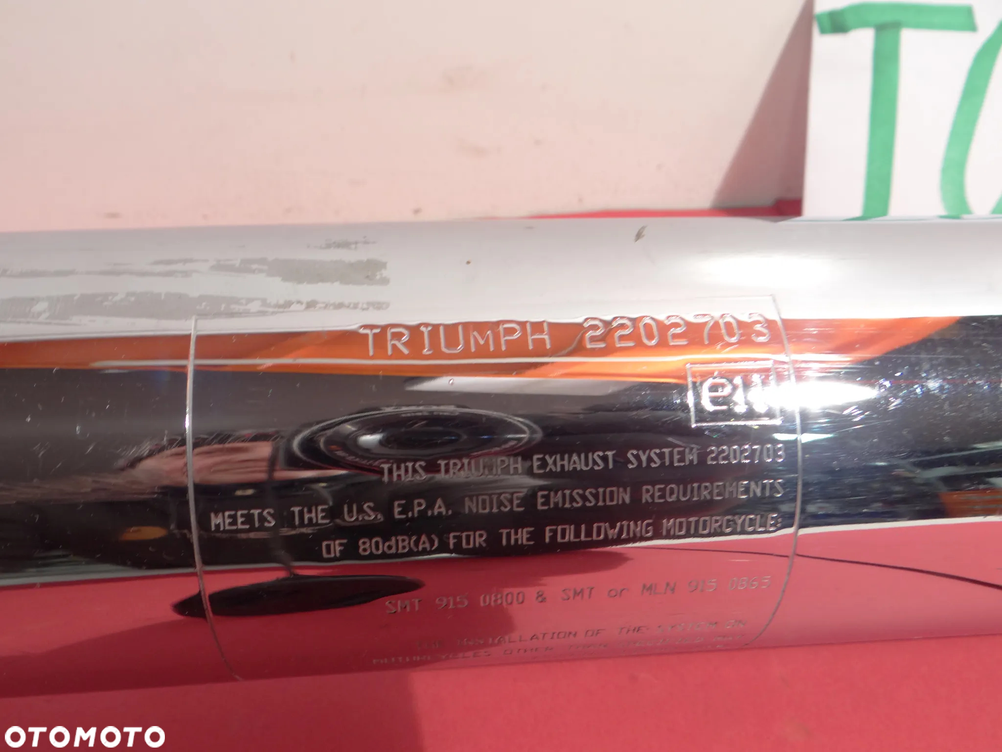 T001  TRIUMPH America Bonneville TŁUMIK WYDECH PRAWY - 9