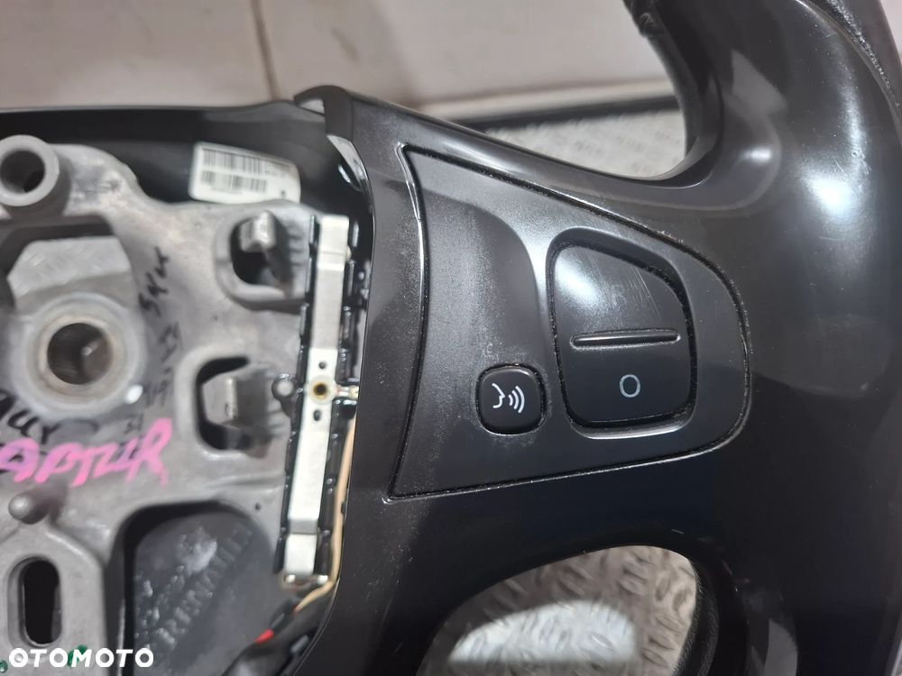 Kierownica Renault Captur I skorzana 2015 nr 484003468R ładna - 5