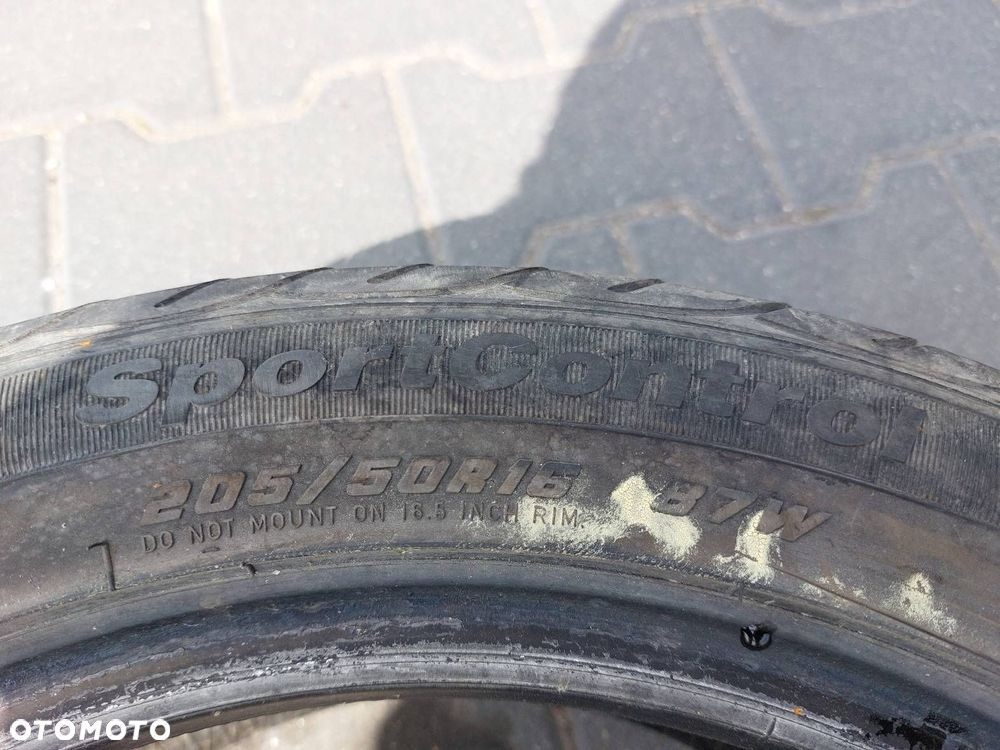 OPONY LETNIE 2 SZT 205/50R16 2011R FULDA SPORTCONTROL - 4