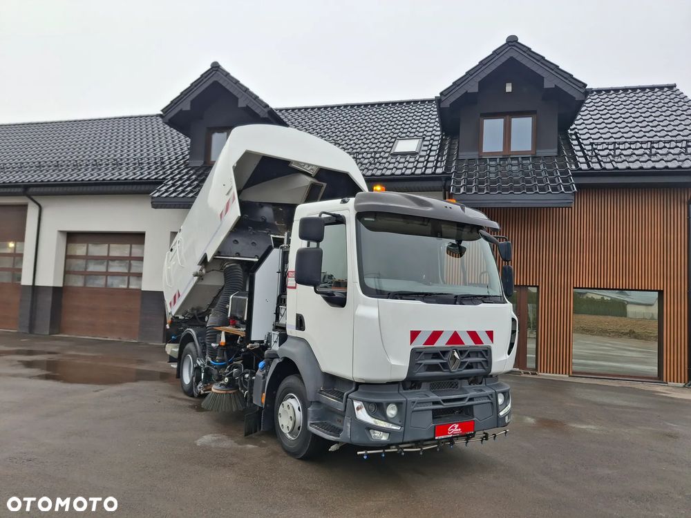 Renault D12 Midlum Zamiatarka SEMAT Zoeller FAUN Euro 6 Szczotki L/R Karcher Listwy Ciśnieniowe Mycie Jezdni PM 2.5 PM 10 2017r - 25