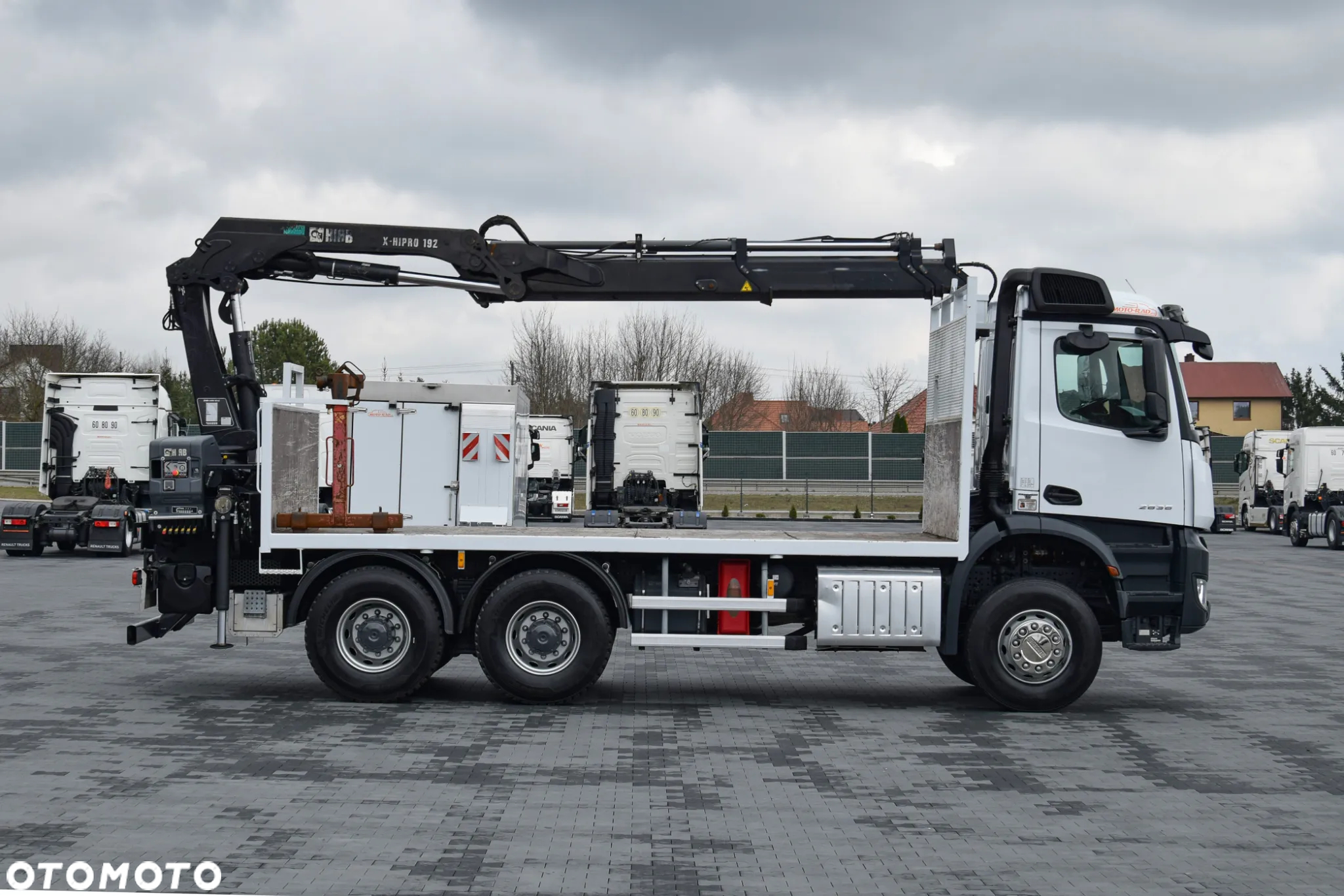 Mercedes-Benz AROCS 2636 / 6x4 / HIAB X-HIPRO 192 E-3 / WYSUW x3 / ROTATOR / STEROWANIE RADIOWE / UDT / PODPORY HYDRAULICZNE / AUTOMAT / KAMERA COFANIA / NISKI PRZEBIEG / SPROWADZONY - 4