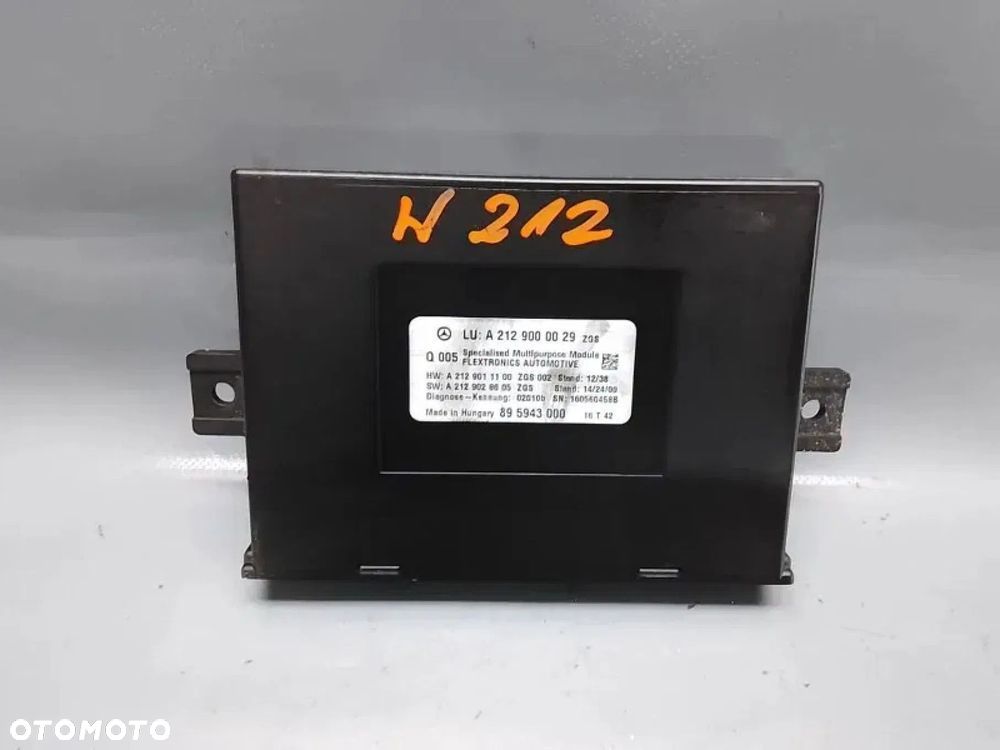 sterownik moduł mercedes w212 e-klassa lift a2129000029 - 1