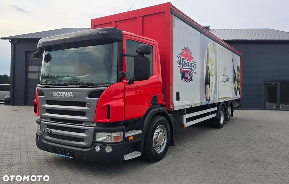 Scania P380 6x2 Euro 5 bez EGR! full air napojówka kurierka 20 palet otwierane boki rama do zabudowy! - 26