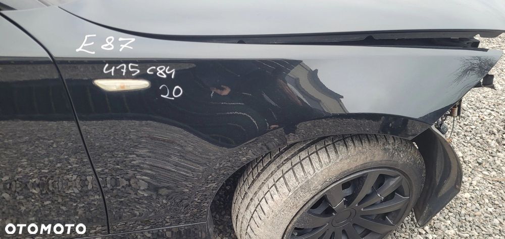 BŁOTNIK PRAWY PRZÓD PRZEDNI BMW E81 E87 E88 475 BLACKSAPPHIRE C84 - 1