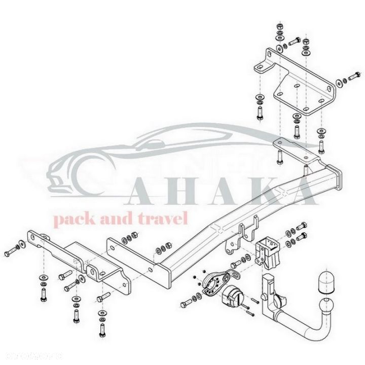 Hak Holowniczy Wypinany Automat Do Nissan Murano Usa Z52 Od 2014 - 2