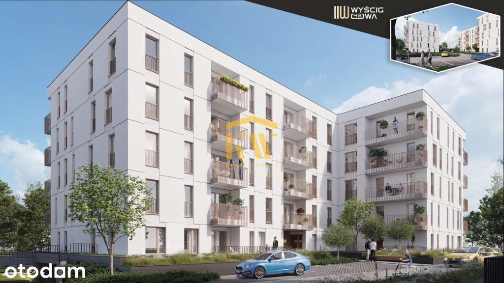 2 pokoje / 44,17 m / parter / taras 20m