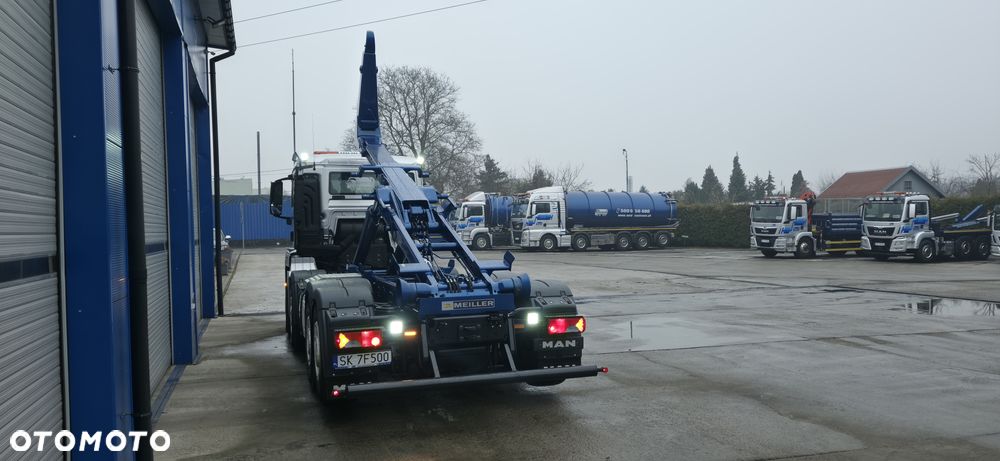 MAN TGS 35.460 8x2 hakowiec MEILLER RK 20.70 TS kontener 7m - 11