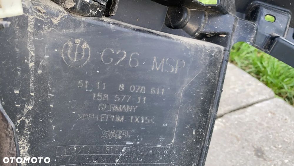 ŚLIZG MOCOWANIE ZDERZAKA LEWY PRZÓD BMW G26 M-PAKIET 8078611 STAN JAK NA ZDJĘCIACH - 3