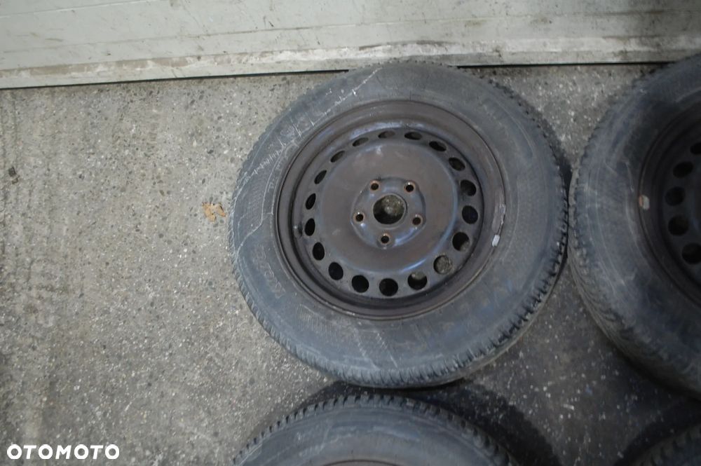 FELGI STALOWE + OPONY ZIMOWE 1K0601027C 5X112 ET47 6J VW GOLF V TOURAN 195/65R15 - 19