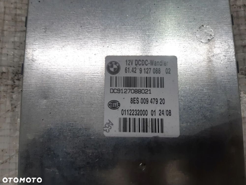 BMW E87 E90 MODUŁ STEROWNIK NAPIĘCIA 9127088 - 2