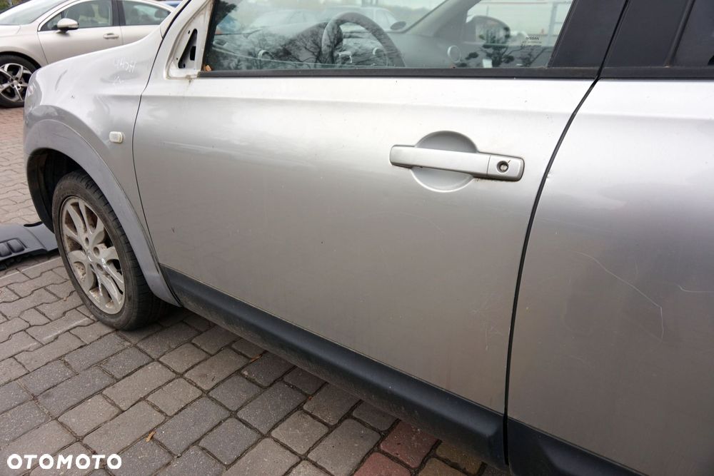 DRZWI PRZEDNIE LEWE QASHQAI+2 I J10 KY0  SREBRNY NISSAN 2008-2013 - 4