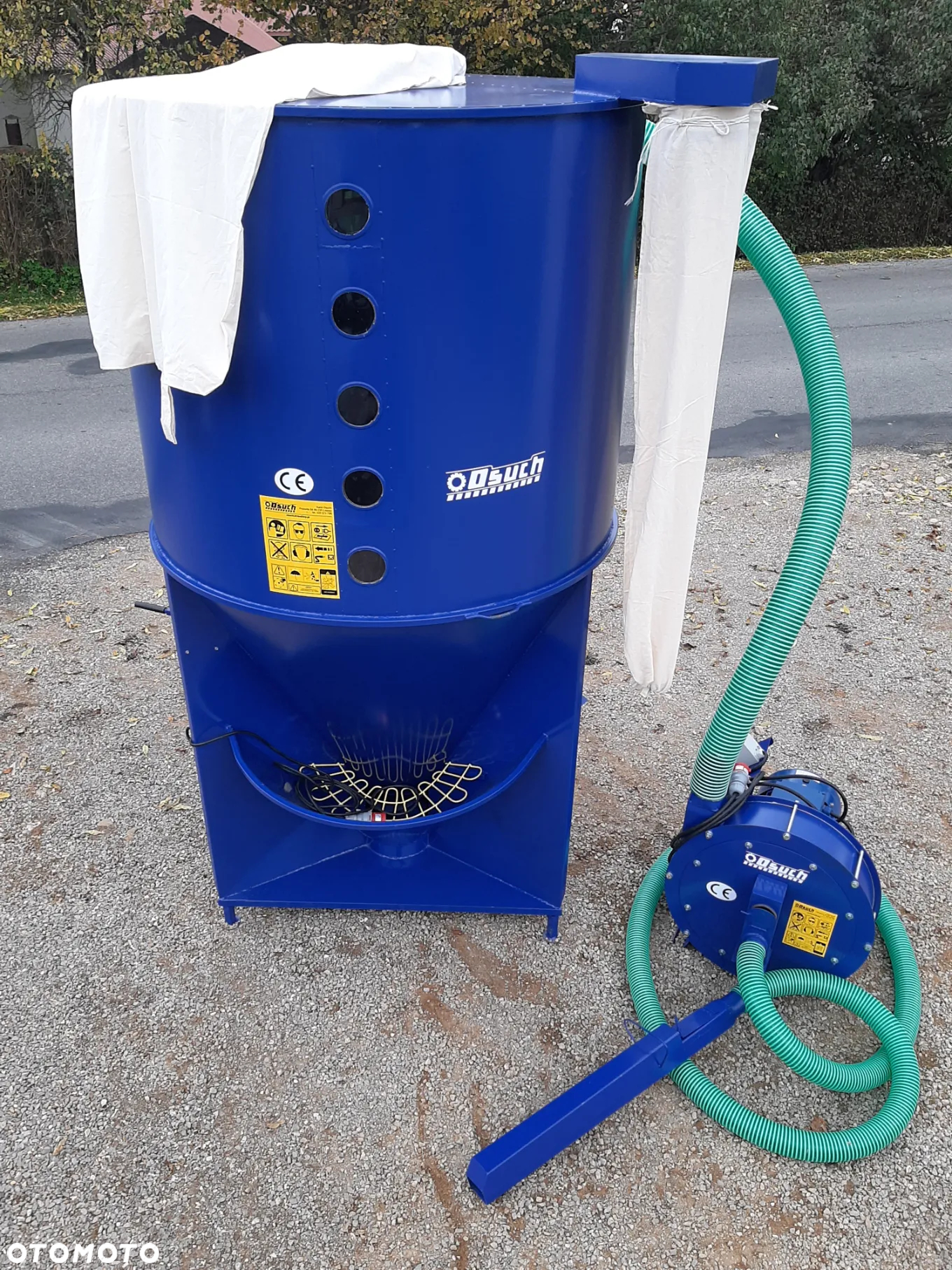 Zestaw/agregat paszowy OSUCH Mieszalnik 0,5-2t + śrutownik 7,5/11/15kw - 2