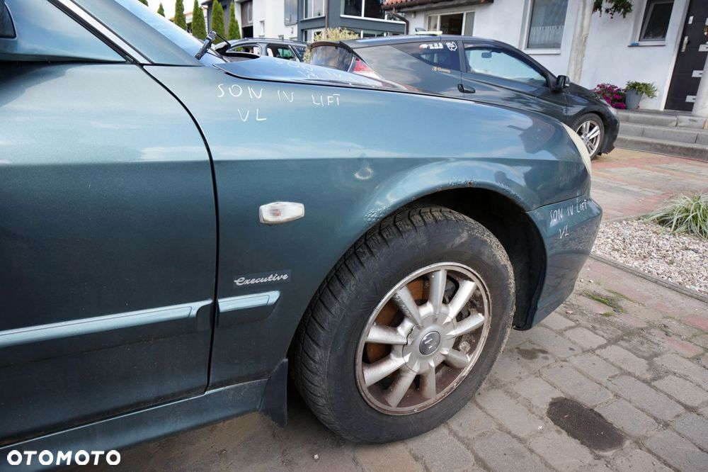 MASKA ZDERZAK BŁOTNIKI LAMPY SONATA IV LIFT VL  HYUNDAI 2001-2004 ZIELONY PRZÓD KOMPLETNY - 12