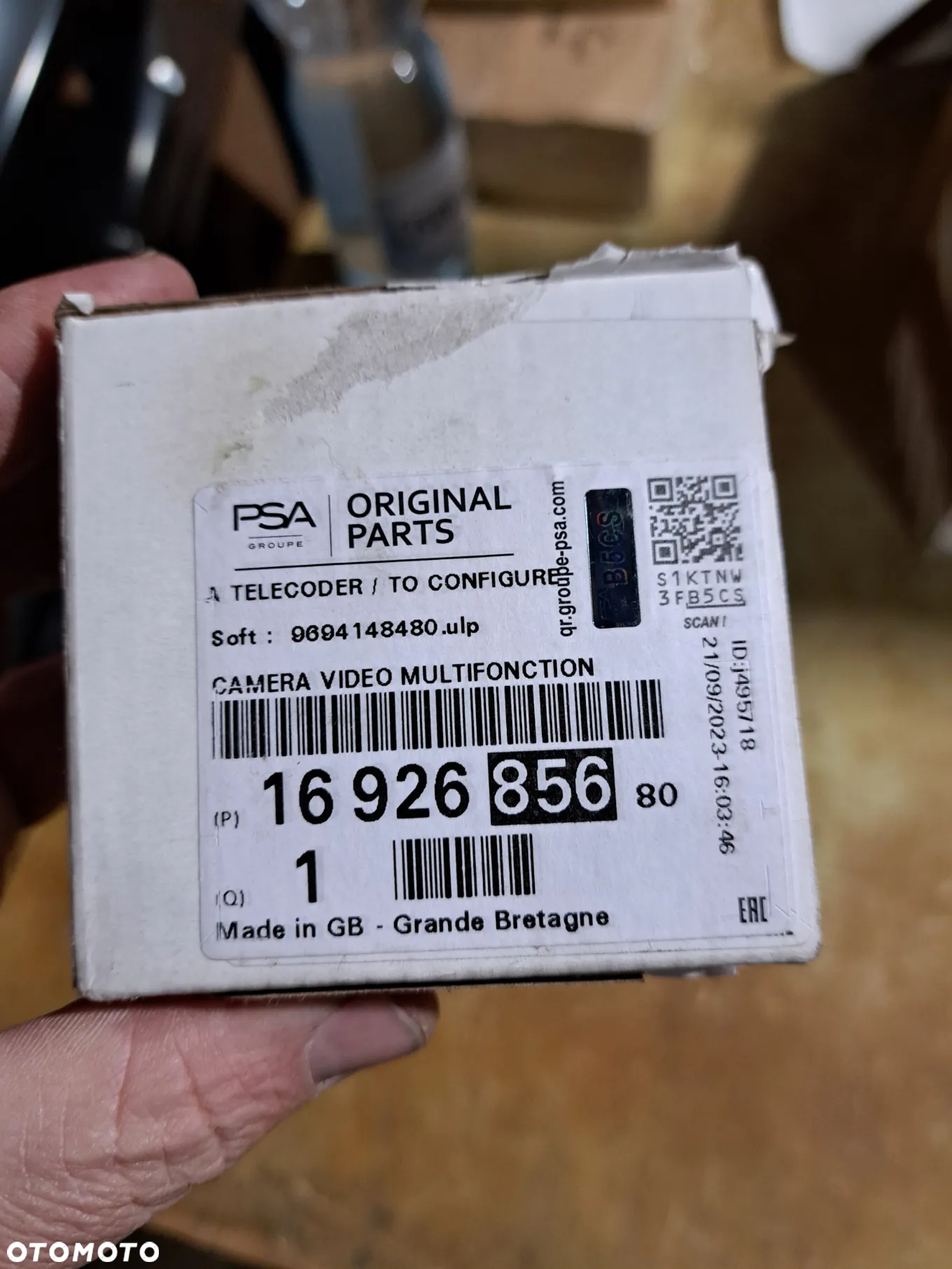 Kamera przód przednia Opel Corsa F Peugeot 208 II PSA 1692685680 9851326280 - 9